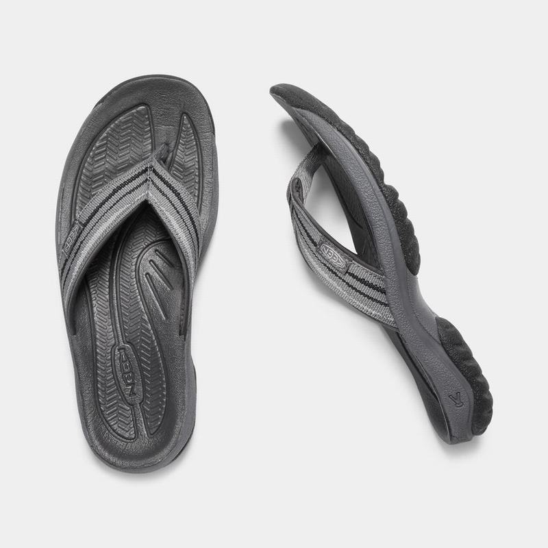 Keen Kona Flip II - Kadın Parmak Arası Terlik - Gri/Siyah - Türkiye (043962TIS)